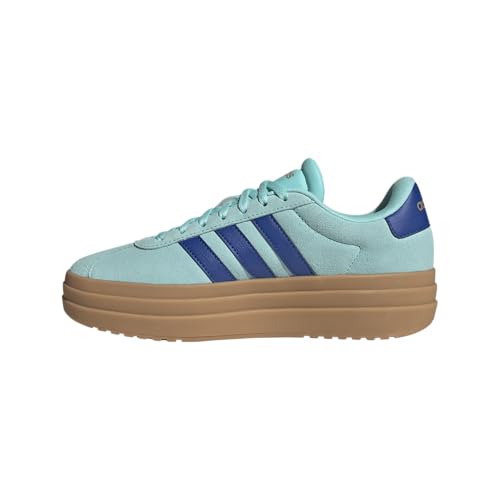 adidas Damen VL Court Bold Shoes Schuhe, Flash Aqua/Royal Blue/Gold Metallic, 38 EU adidas Damen VL Court Bold Shoes Schuhe, Flash Aqua/Royal Blue/Gold Metallic, 38 EU von adidas