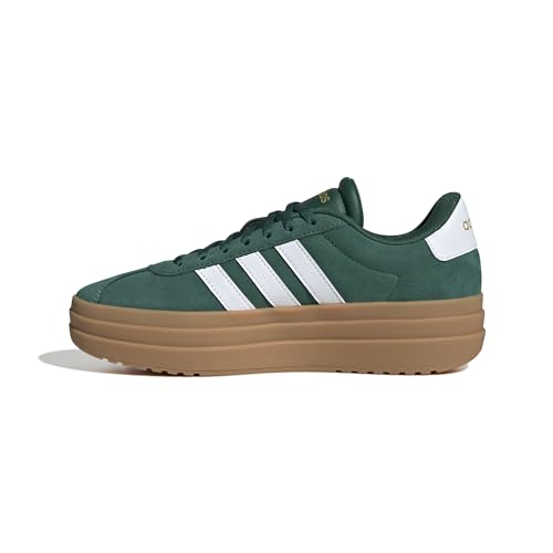 adidas Damen VL Court Bold Shoes Schuhe, Collegiate Green/Cloud White/Gold Metallic, 40 2/3 EU von adidas
