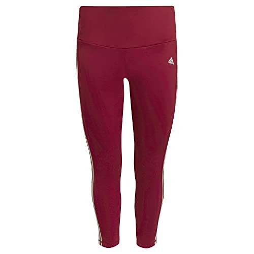 adidas Damen W 3s 78 Tig Leggings, Burleg/Weiß, S von adidas