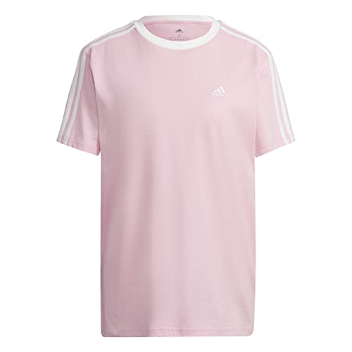 adidas Damen W 3s Bf T T-Shirt, Rosa/Weiß (rosaut/Blanco), M von adidas