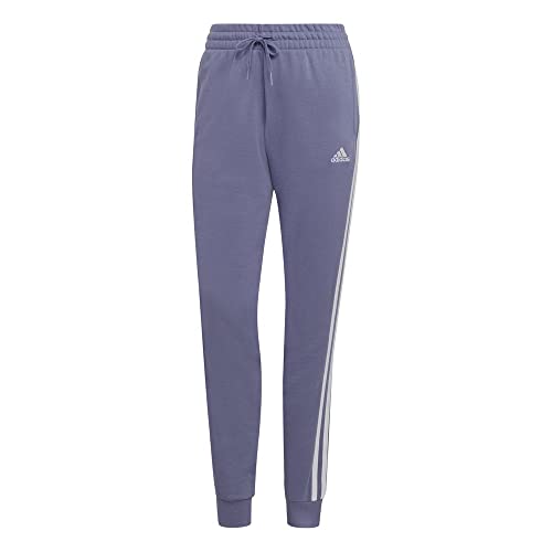 adidas Damen W 3s Ft C Pt Hose, Vioorb/Weiß, L von adidas