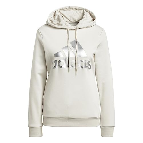 adidas Damen W Bl FL Hd Sweatshirt, Alumin/Lamet, XS von adidas