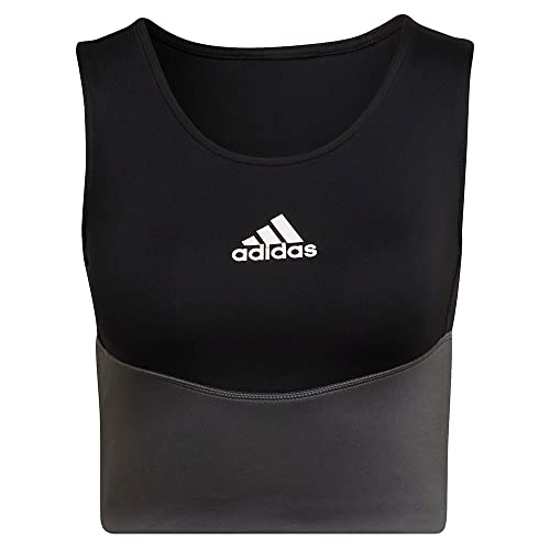 adidas Damen W Cb Cro Tp Tanktop, Schwarz/Grisei/Weiß, M von adidas