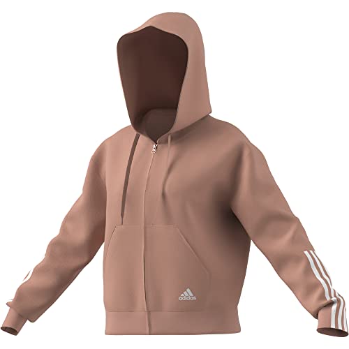 adidas Damen W Dk Fz Hd Kapuzenpullover, Rubamb, L von adidas