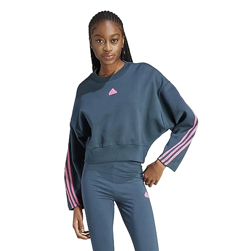 adidas Damen W Fi 3s Crew Sweatshirt, Nocart, L von adidas