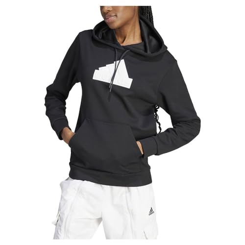 adidas Damen W Fi Bos Hoodie Sweatshirt, Schwarz, M von adidas