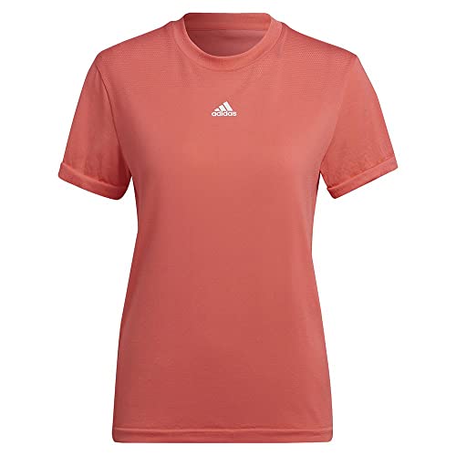 adidas Damen W Sml T T-Shirt, Semtur/Weiß, S von adidas