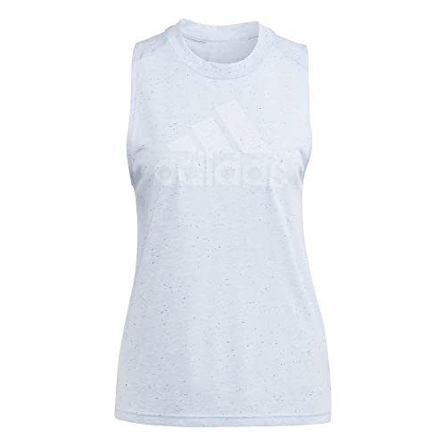 ADIDAS Damen W WINRS 3.0 TNK T-Shirt, Blue Dawn Mel./White, Large von adidas