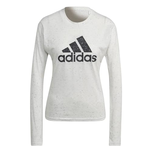 adidas Damen W Winrs 3.0 Ls Langarmshirt, whtmel, M von adidas