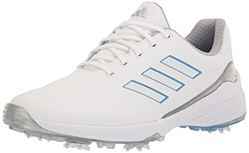 adidas Damen ZG23 Golfschuh, Footwear White/Blue Fusion Metallic/Silver Metallic, 38 EU von adidas