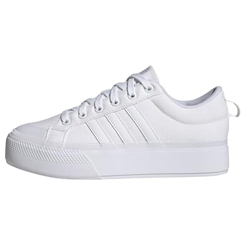 adidas Damen Bravada 2.0 Platform Vulcanized Shoes Low, FTWR White/FTWR White/Chalk White, 40 2/3 EU von adidas