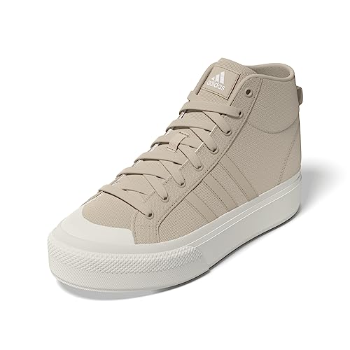 adidas Damen Bravada 2.0 Platform Vulcanized Shoes Mid, Wonder beige/Wonder beige/Off White, 42 EU von adidas