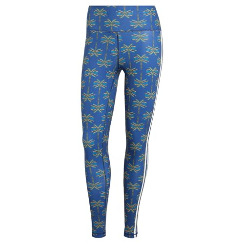 adidas Damen x Farm Rio 7/8 Leggings Strumpfhose, NINDIG/DMARIN/CREWHT, L von adidas