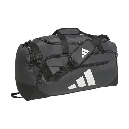Adidas Defender 5 Große Seesack (100 l), Team Dunkelgrau, Medium (59L), Defender 5.0 Seesack, strapazierfähige Reisetasche, Sporttasche, für Damen und Herren von adidas