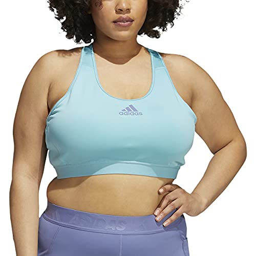 adidas Don't Rest Padded Bra Plus Size - Womens Training 3XL Mint-White von adidas