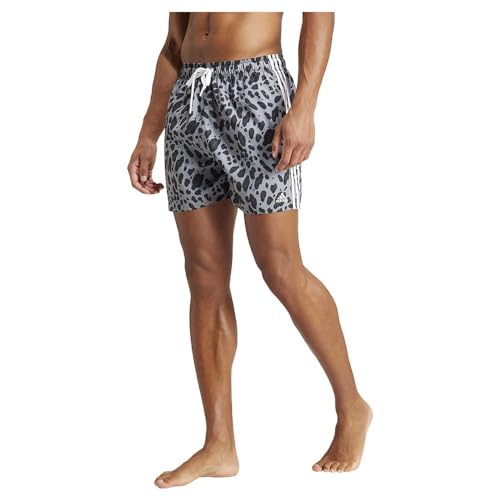 adidas Essentials 3-Streifen Animal-Print CLX Badeshorts von adidas