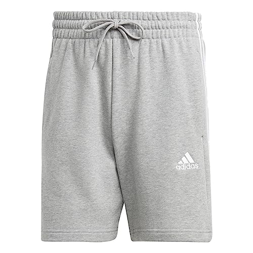 adidas Essentials 3 Stripes Shorts (as3, Alpha, l, Regular, Regular, Grey) von adidas