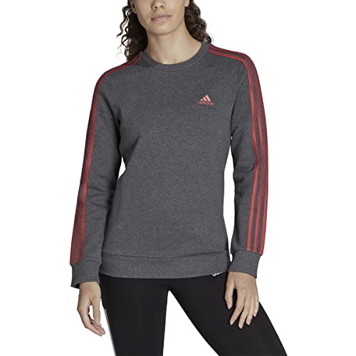 adidas Essentials 3-Stripes Womens Fleece Sweatshirt 2XS von adidas
