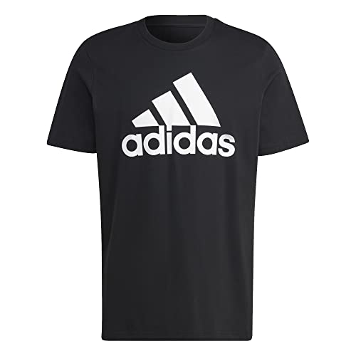 adidas Essentials Big Logo T-Shirt (XL, Black/White) von adidas