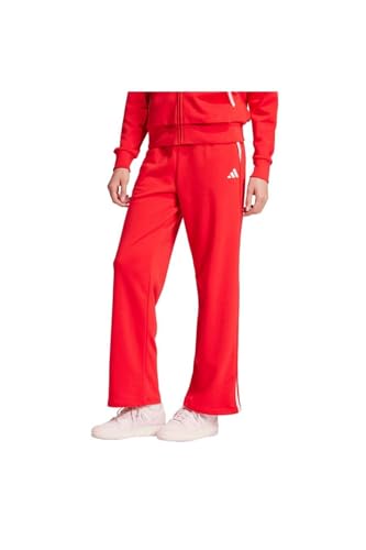 adidas Women's Essentials Color Pop French Terry Hose Pure Ruby L von adidas