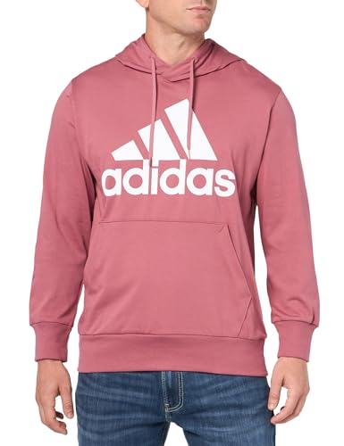 adidas Essentials Herren-Kapuzenpullover mit Logo, Preloved Crimson, S von adidas