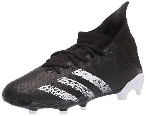 adidas Firm Ground Predator Freak .3 Soccer Shoe (boys) Black/White/Black 2 Little Kid von adidas