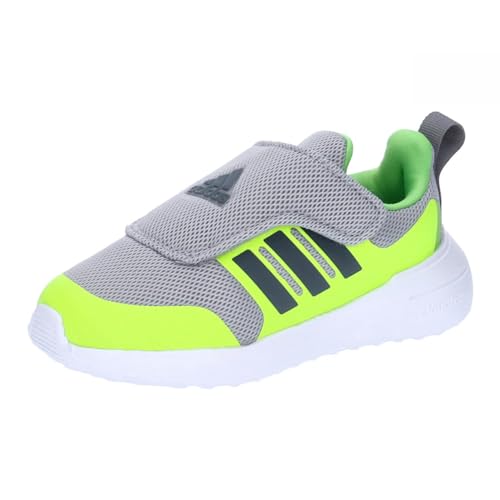 adidas Fortarun 2.0 AC I Sportschuhe Unisex Baby, Grey Two/Grey Four/Lucid Lemon, 24 EU von adidas