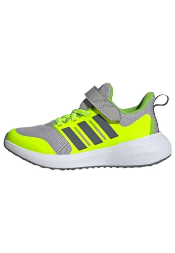 adidas Unisex Kinder FortaRun 2.0 Cloudfoam Elastic Lace Top Strap Shoes, Grey Two / Grey Four / Lucid Lemon, 28 EU adidas Unisex Kinder FortaRun 2.0 Cloudfoam Elastic Lace Top Strap Shoes, Grey Two / Grey Four / Lucid Lemon, 28 EU von adidas