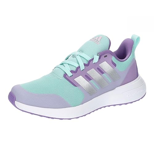 adidas Fortarun 2.0 Cloudfoam Lace Shoes Sneakers, semi Flash Aqua/Silver met./Orchid Fusion, 38 EU von adidas