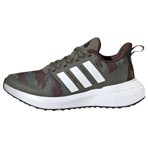 adidas Fortarun 2.0 Cloudfoam Sport Running Lace Shoes Schuhe-Niedrig, Olive strata/FTWR White/core Black, 36 2/3 EU von adidas