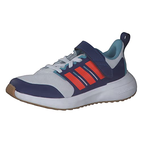 ADIDAS Fortarun 2.0 EL K Sneaker, FTWR White/solar red/Victory Blue, 38 EU von adidas