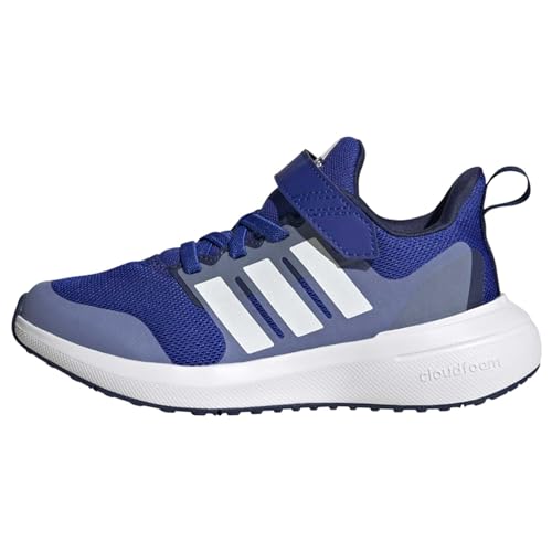 adidas Fortarun 2.0 Cloudfoam Elastic Lace Top Strap Shoes Sneaker, Lucid Blue/FTWR White/Blue Fusion, 29 EU von adidas