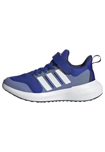 adidas Fortarun 2.0 Cloudfoam Elastic Lace Top Strap Shoes Sneaker, Lucid Blue/FTWR White/Blue Fusion, 30 EU von adidas