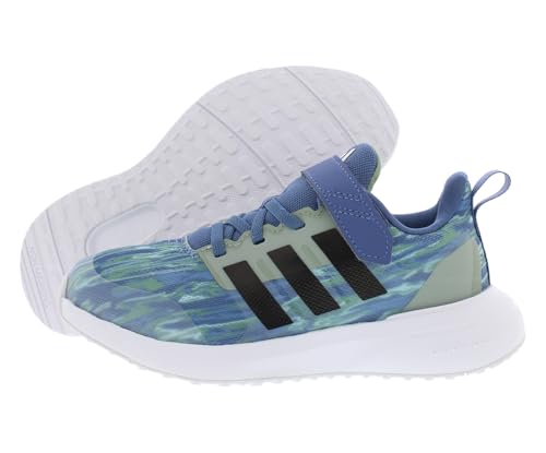 adidas Fortarun 2.0 Laufschuh für Kinder, Unisex, Blau/Grün-Blau, 3 Little Kid von adidas