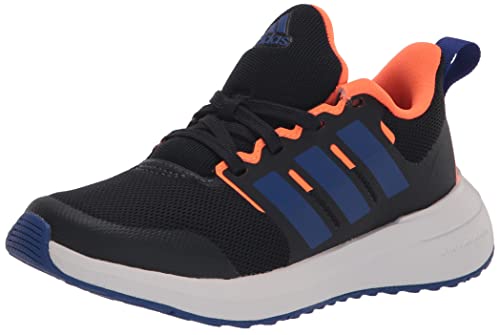adidas Fortarun 2.0 Running Shoe, Ink/Lucid Blue/Screaming Orange, 1 US Unisex Little Kid von adidas