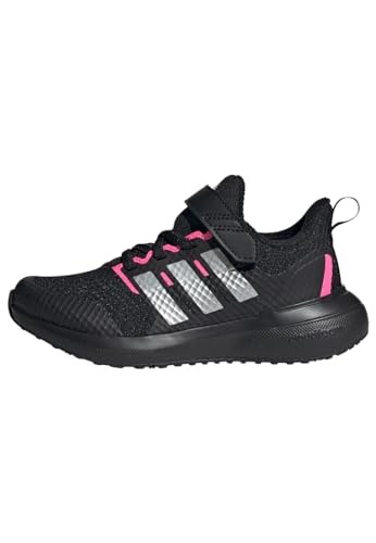 adidas Fortarun 2.0 Shoes Kids EL Schuhe-Hoch, Core Black/Silver Met./Lucid Pink Strap, 30.5 EU von adidas