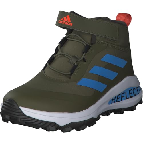 Adidas Fortarun ATR EL K Sneaker, Focus Olive Pulse Blue Shadow Olive, 38 2/3 EU von adidas