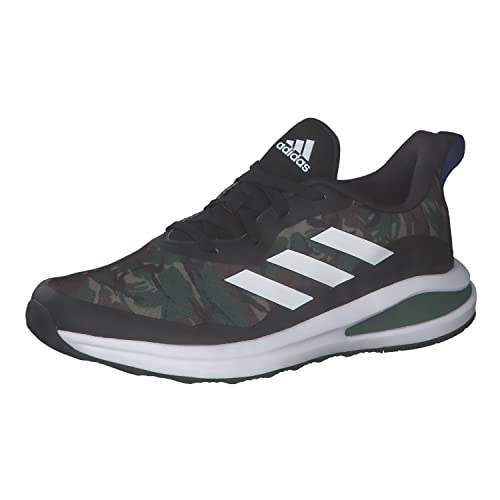 Adidas Fortarun K Sneaker, core Black/FTWR White/Green Oxide, 30.5 EU von adidas