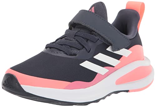 adidas Fortarun Running Shoe, Shadow Navy/White/Acid Red (Elastic Lace/Top Strap), 3 US Unisex Little Kid von adidas