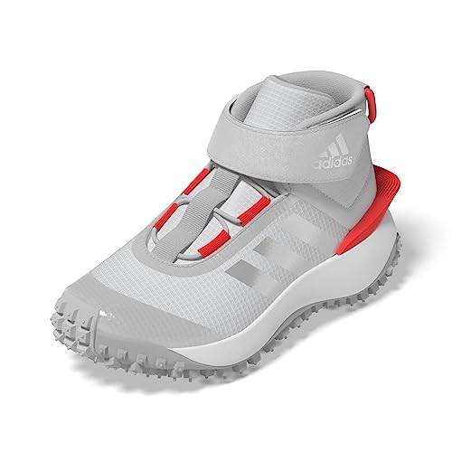 Adidas Fortatrail EL K Shoes-Low (Non Football), Silver Met./Silver Met./Solar Red, 38 EU von adidas