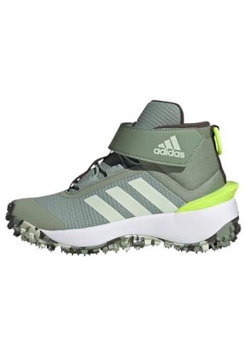 adidas Fortatrail Shoes Kids Schuhe-Hoch, Silver Green/Linen Green/Lucid Lemon, 30.5 EU von adidas