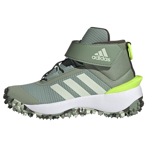 adidas Fortatrail Shoes Kids Schuhe-Hoch, Silver Green/Linen Green/Lucid Lemon, 38 EU von adidas