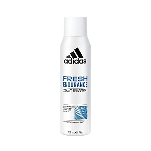 adidas Fresh Endurance Anti-transpirant-Spray für sie, 72 Stunden trockene Frische und floral-aromatischer Duft, 150ml von adidas