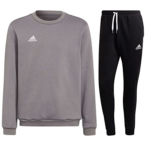 adidas Fußball Entrada 22 Sweatanzug Sweatshirt Jogginghose Herren grau schwarz Gr XXXL von adidas