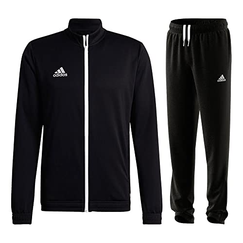 adidas Fußball Entrada 22 Trainingsanzug Jacke Hose Kinder schwarz Gr 140 von adidas