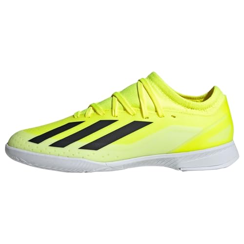 adidas Fußball - Schuhe Kinder - Halle X Crazyfast League IN Halle Solar Energy Kids gelbschwarzweiss 36 2/3 von adidas