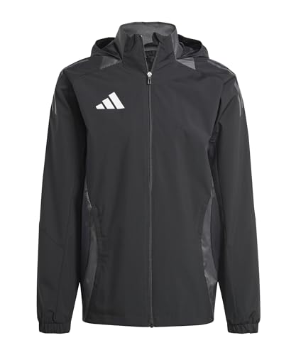 adidas Fußball - Teamsport Textil - Allwetterjacken Tiro 24 Competition Allwetterjacke schwarzgrau 2XL von adidas