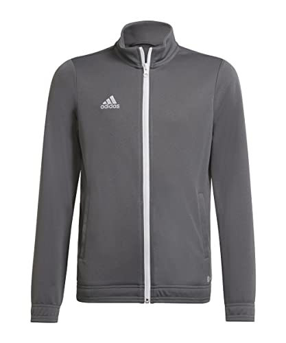 adidas Fußball - Teamsport Textil - Jacken Entrada 22 TK Trainingsjacke Kids grauweiss 152 von adidas