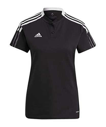 adidas Fußball - Teamsport Textil - Poloshirts Tiro 21 Coach Poloshirt Damen schwarz S von adidas