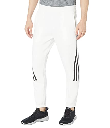 adidas Future Icon Herrenhose mit 3 Streifen, Weiss/opulenter Garten, Mittel von adidas